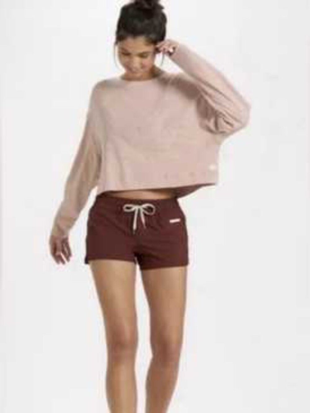 Vuori sundown slub long sleeve crop